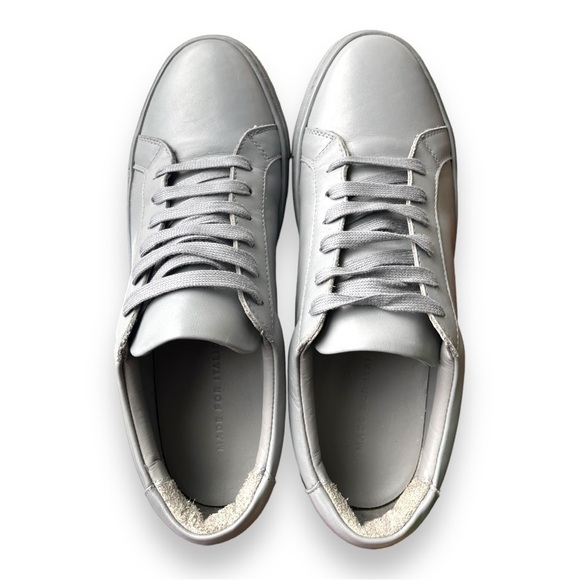 Italic Women’s Grey Cadence Lace up Lowtop Leather Sneakers size 9 - Picture 11 of 12